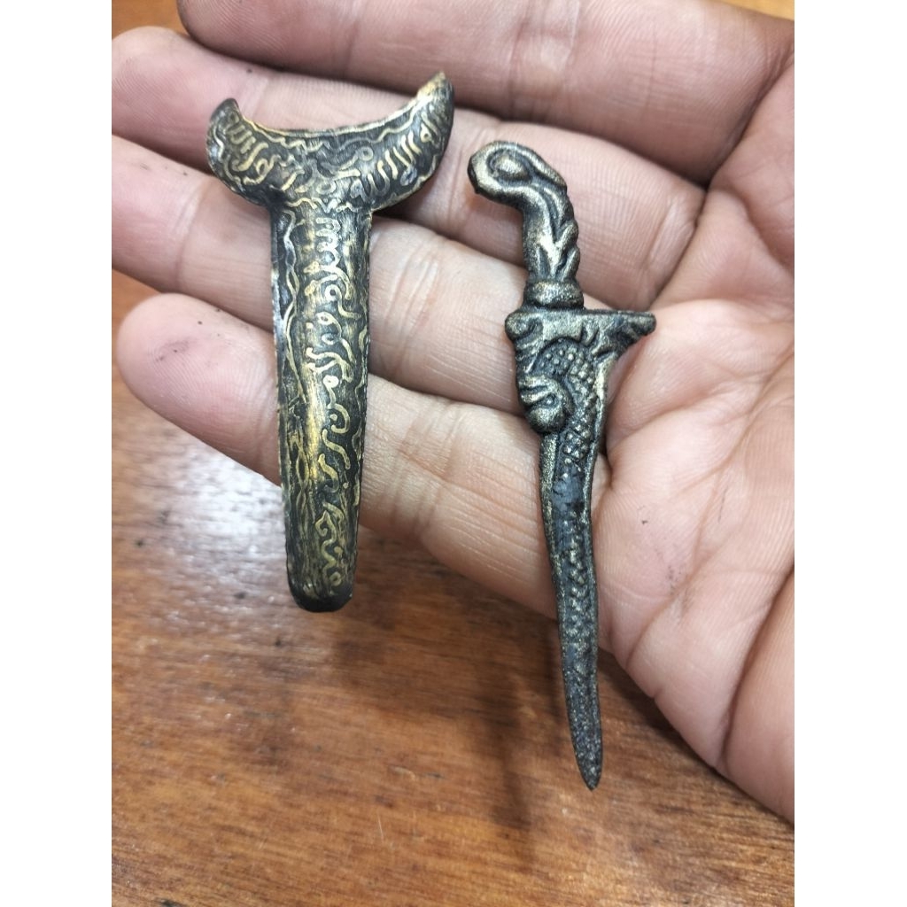 koleksi keris mini/keris tembaga mini/tembaga asli/keris kuno