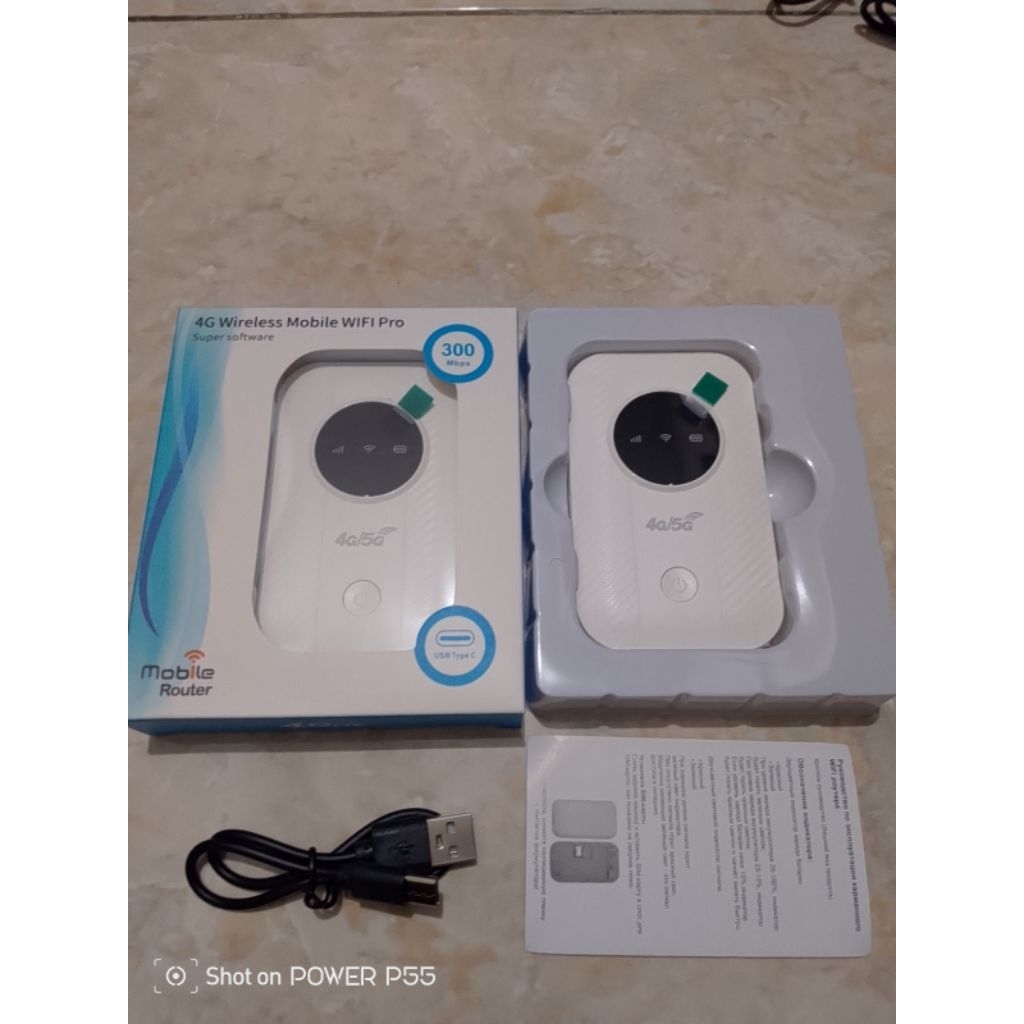 modem mifi 4G LTE all operator terbaru 300mbps putih