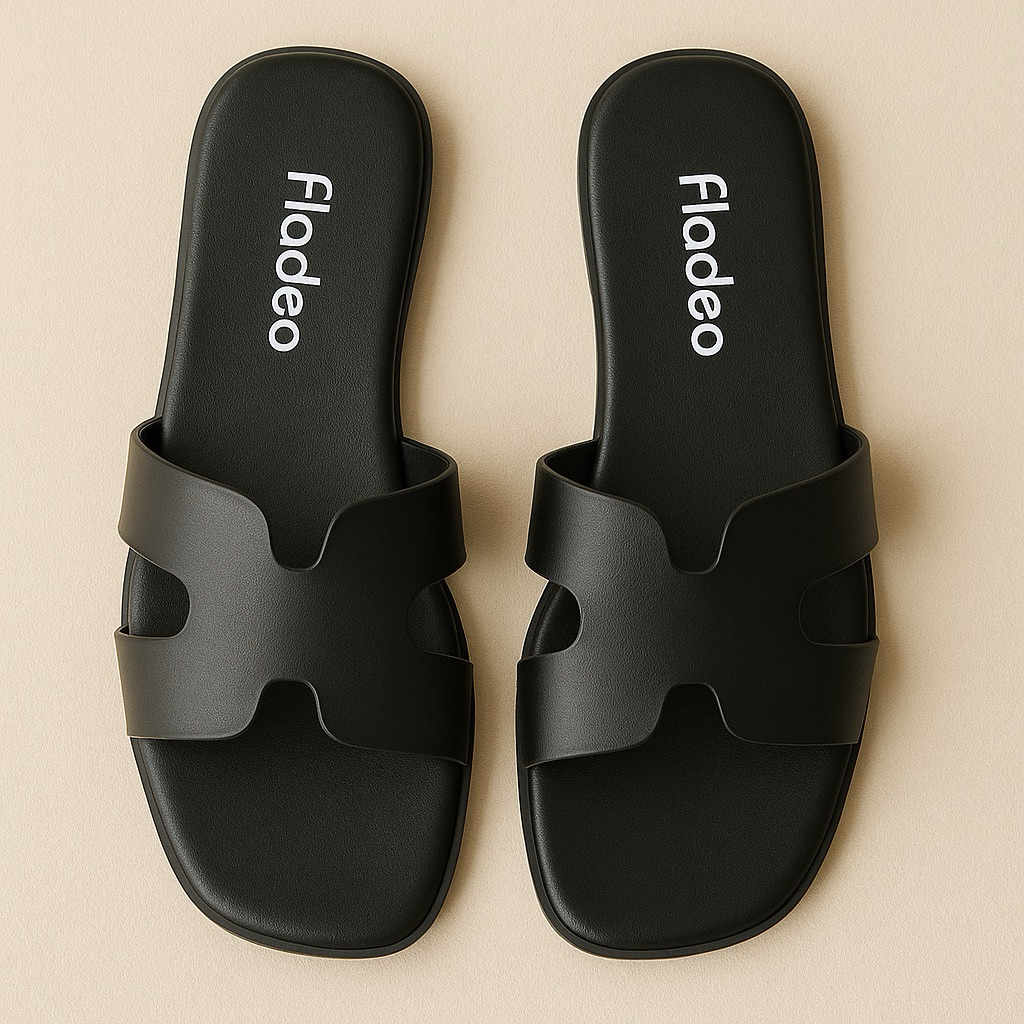 Promo Sendal Selop Wanita Kekinian Trending Sandal Wanita Fladeo Sol Karet Sandal Fladeo Flat Sandal