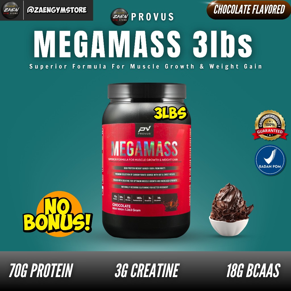 Provus Megamass Gainer 3 Lbs Mass Weight Gainer