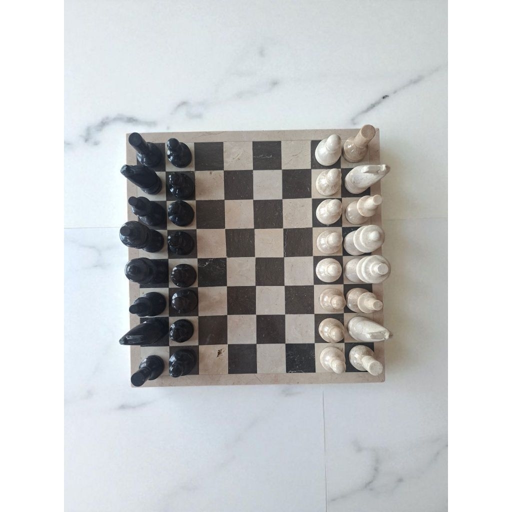 Papan Catur Marmer uk 50