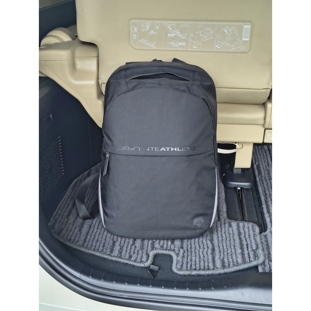 Tas Ransel Descente Pria Original Second – Model Athletic Hitam, Muat Laptop