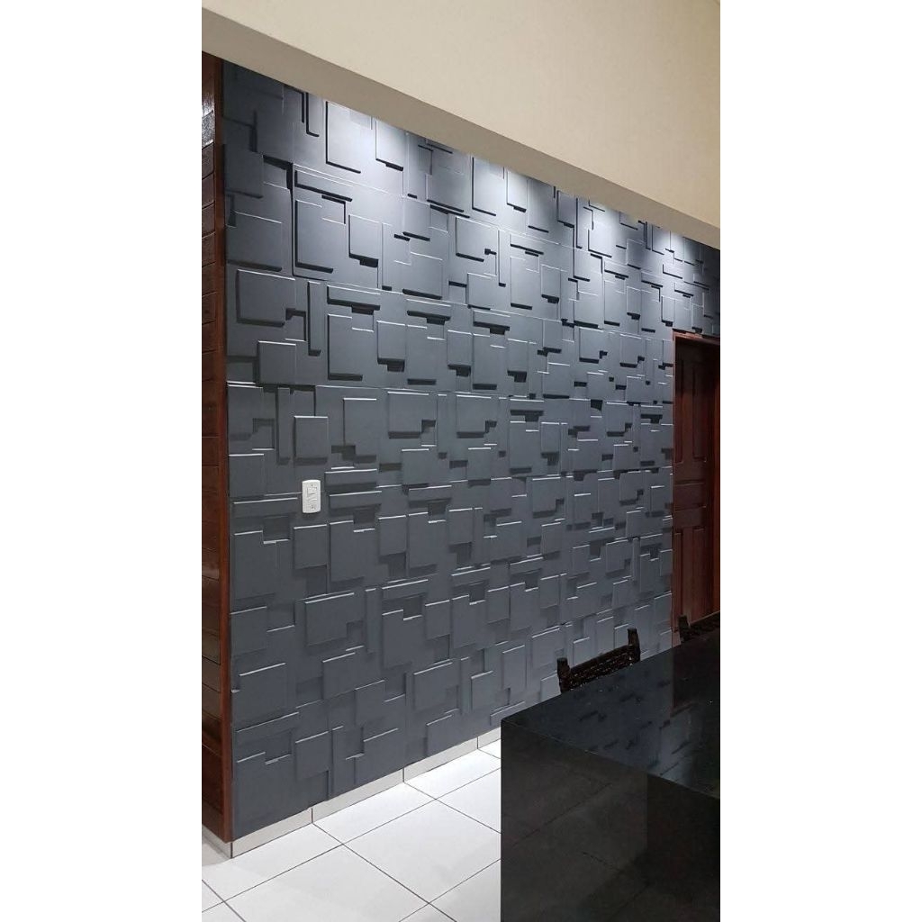 Wallpanel 3d/ornamen dinding aestetic/dekorasi dinding