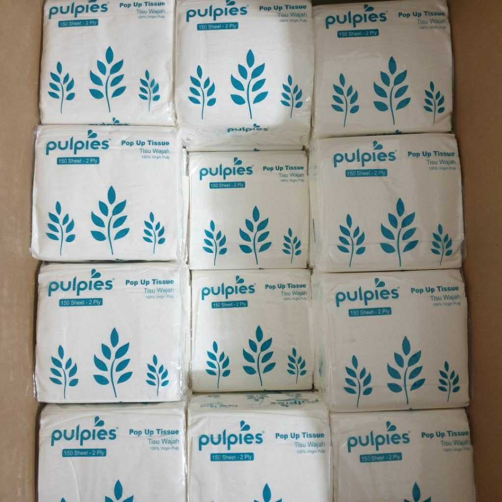 Tisu Pulpies - Tissue Pop up, Tissue Facial/ Wajah, Towel Tissue