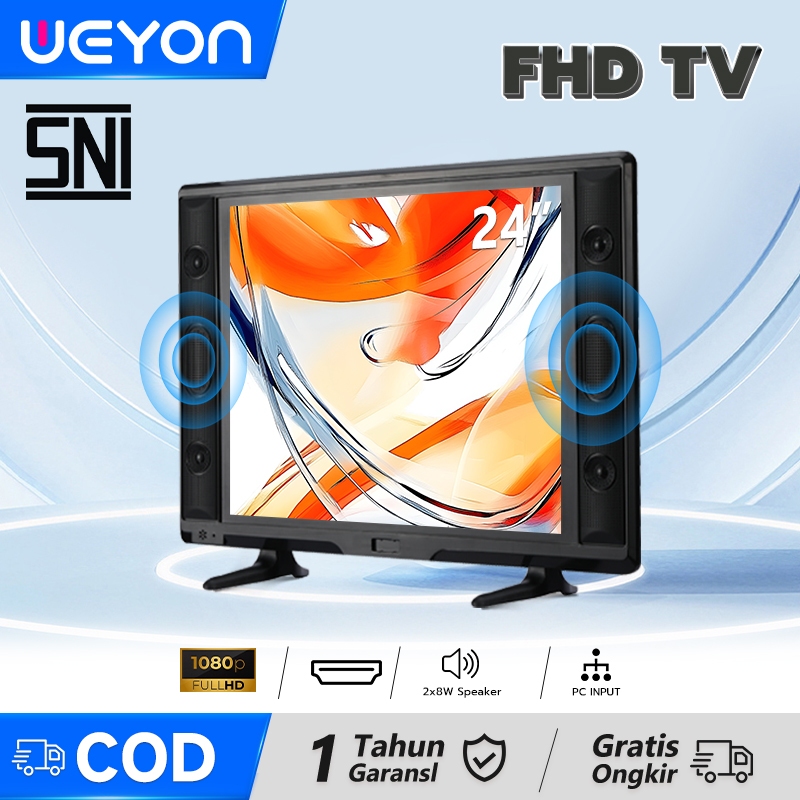 Weyon TV Digital 22 Inch 24 inch 25 inch Televisi LED Murah Televisi Digital TV 24 inch DVB T2 WIDE