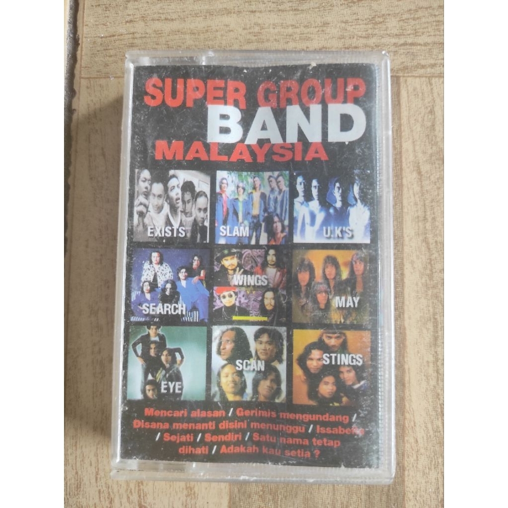 kaset pita super group BAND MALAYSIA