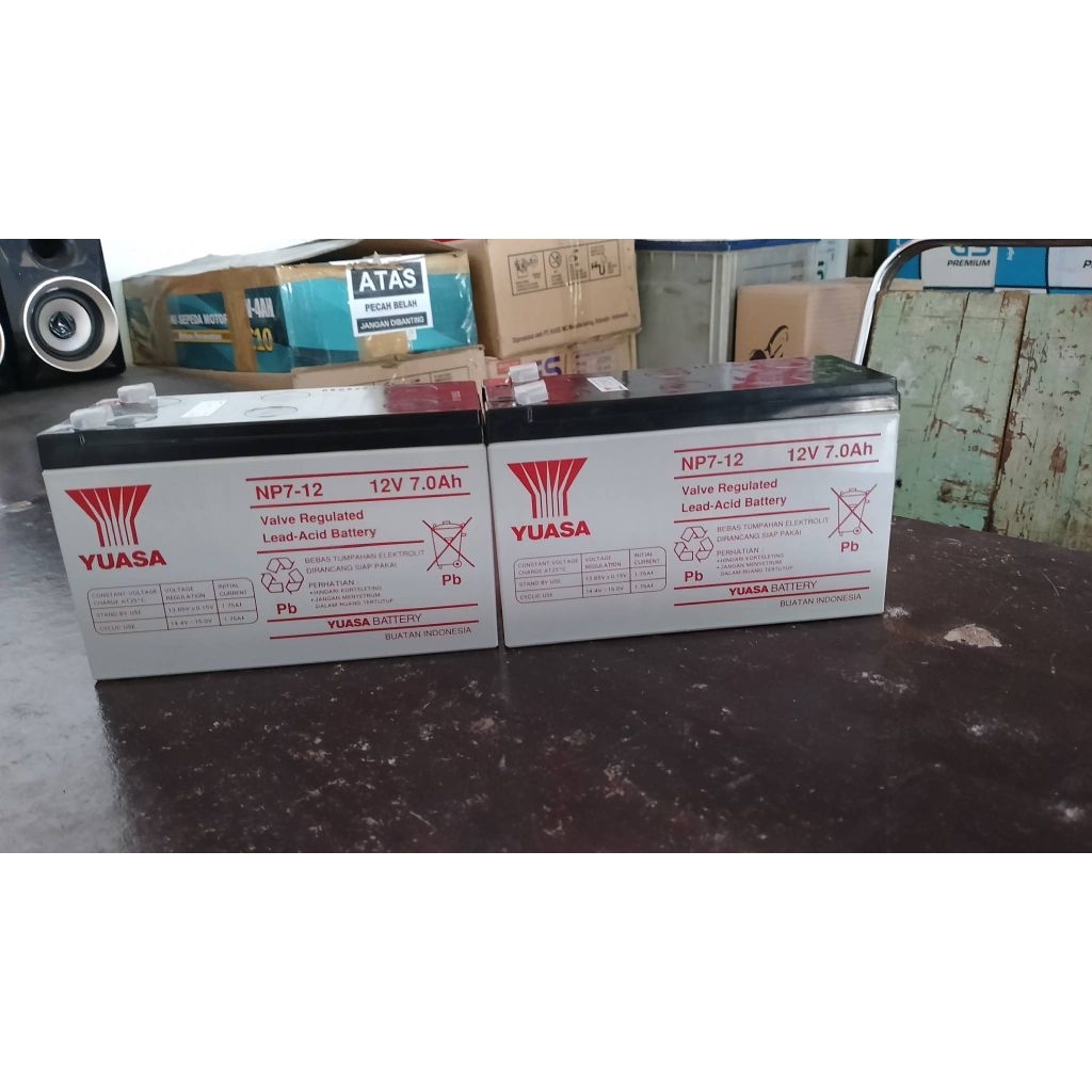 aki yuasa untuk tangki pertanian/ aki semprot