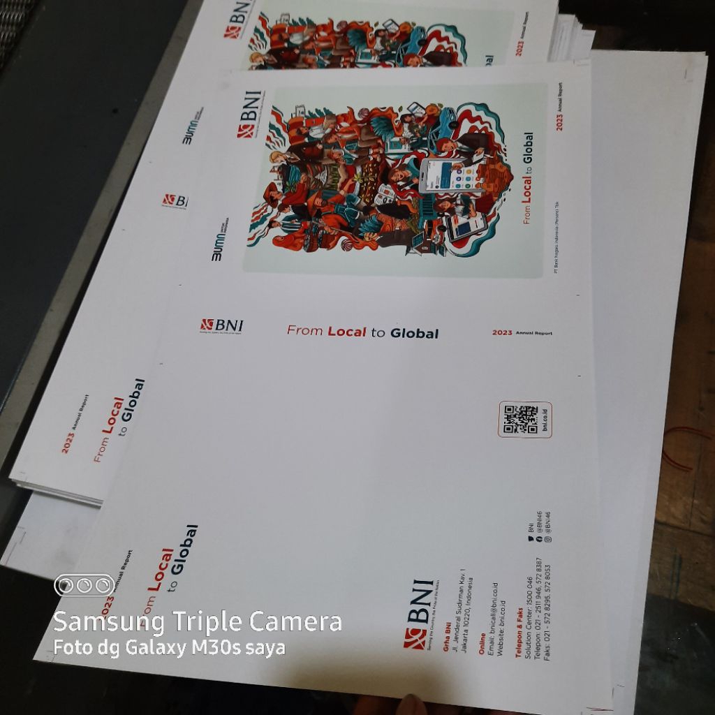 Kompany profile cetak custom laminating glossy/dof lipet2