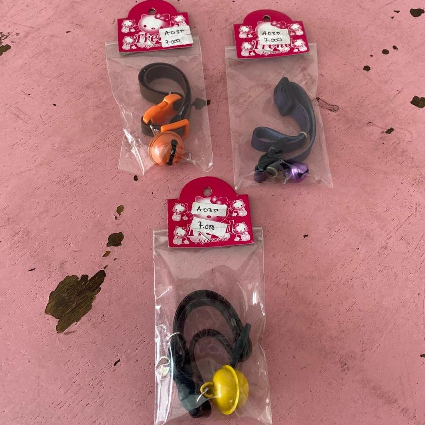 [PART 2] Kalung Kucing Kalung Kulit Lonceng, Kalung Motif Jejak Kaki, Kalung Mutiara Lonceng Kecil d