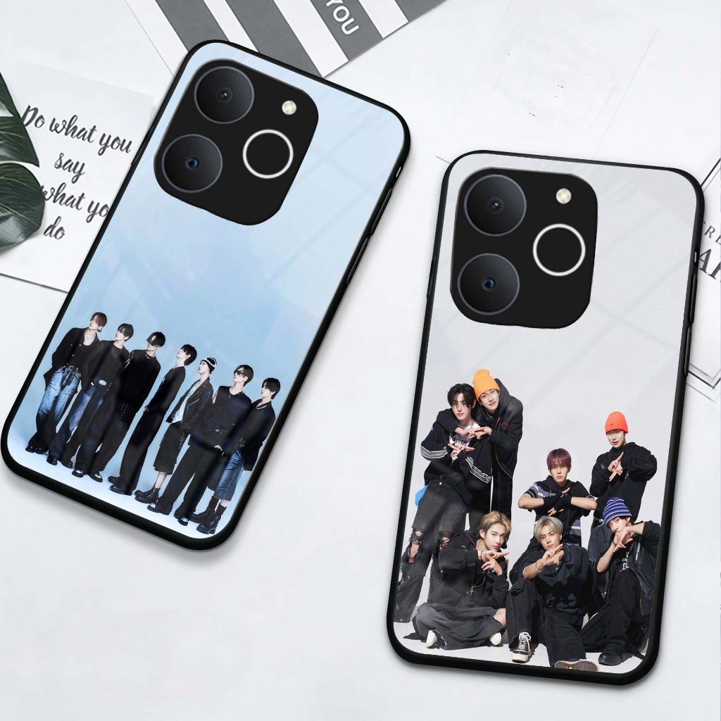 GK71 Case Handphone ENHYPEN For Realme Note 70 - Casing Handphone Realme Note 70 - Softcase Glass Re