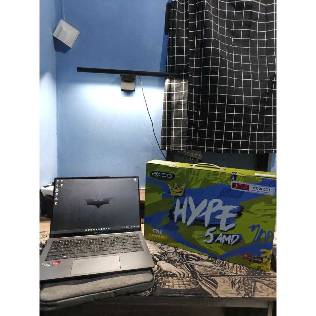 axioo hype 5 x6 ryzen 6600h 16/512 mulus no minus fullset preloved second