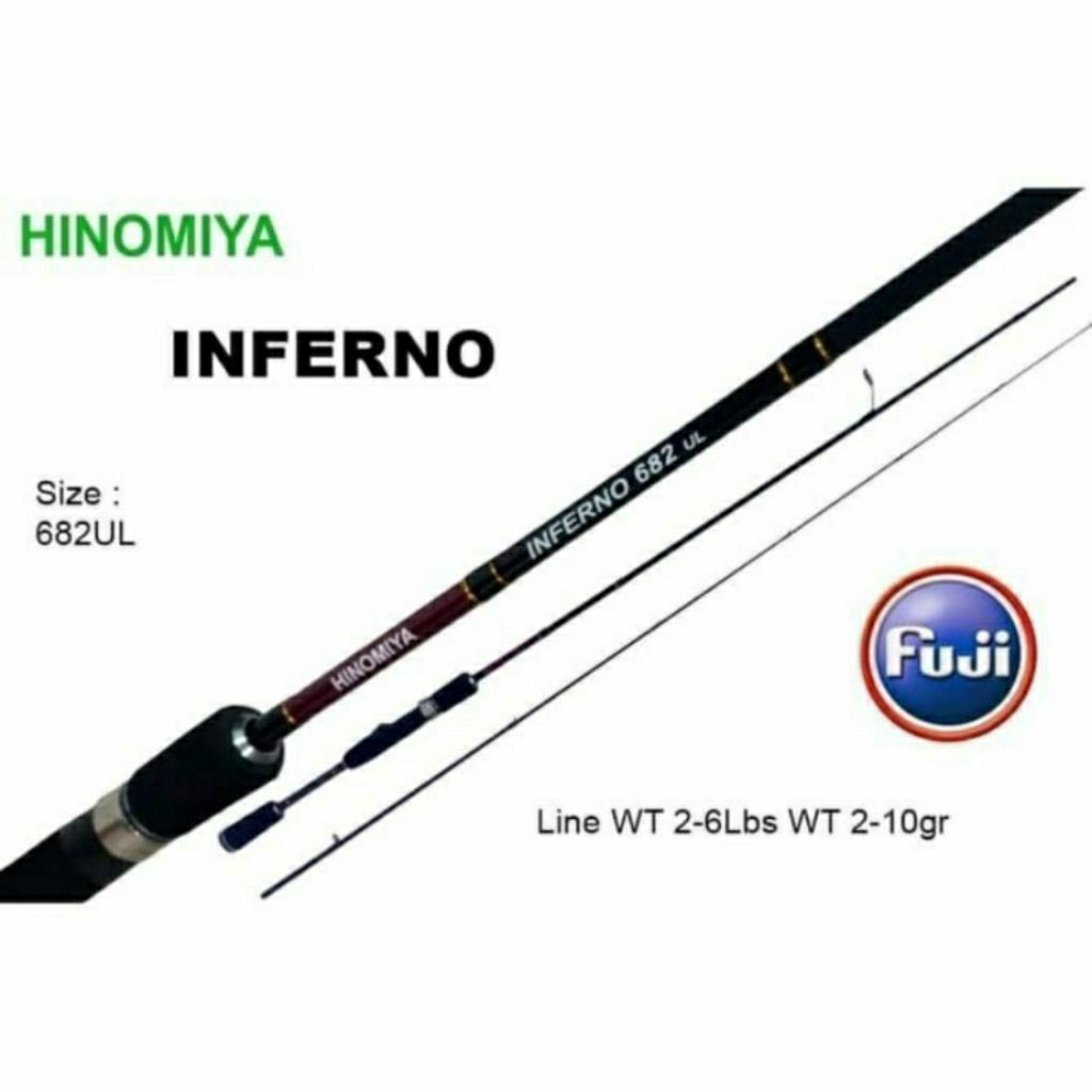 JORAN HINOMIYA INFERNO 682UL 205cm | ULTRA LIGHT | 2 - 6lb