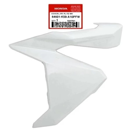 64501-K59-A10PFW 64601-K59-A10PFW Cover Sayap Kanan Kiri Vario 125 150 LED 2015 - 2017 Putih Mutiara