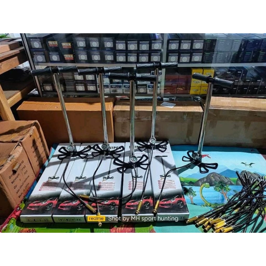 pompa sniper 6000psi kaki kupu-kupu