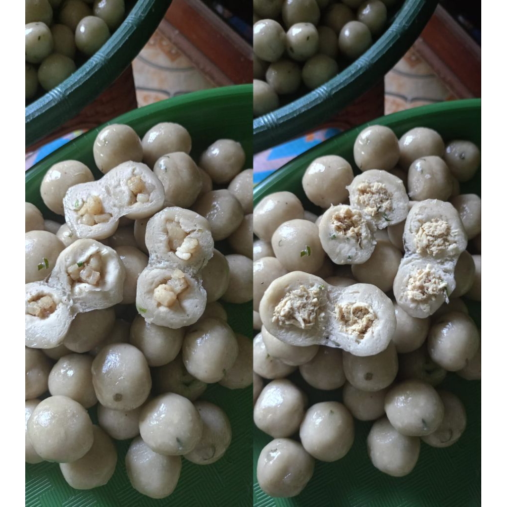 CILOK BESAR UKURAN JUAL 1000 ISIAN JANDO & AYAM  - Cilok Teh Mondaa