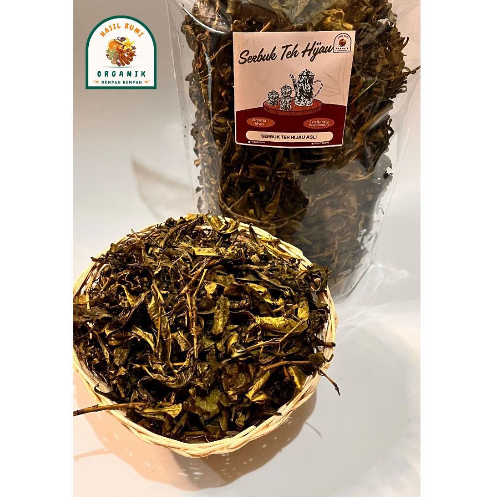 teh hijau bubuk khas taraju