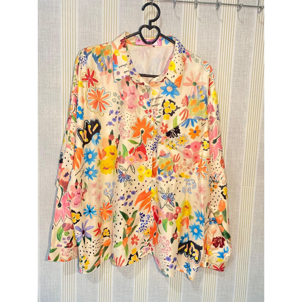 Cottonink x NASL Atasan Kemeja Wanita