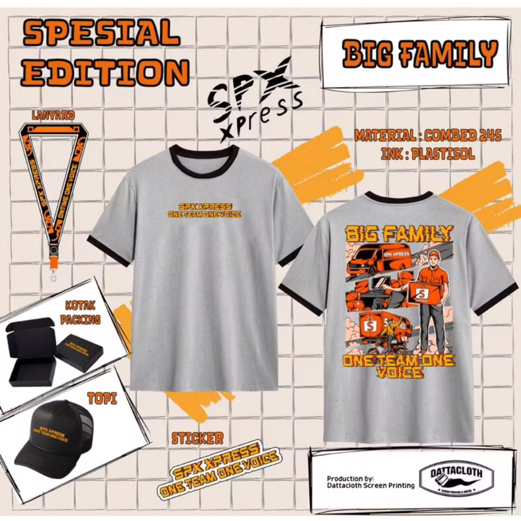 EDISI KAOS BIG FAMILY SPX