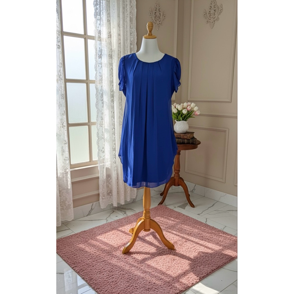 leaf navy - dress natal - Fairy dress - yearbook - shabby chic - coquette - garden party - vintage