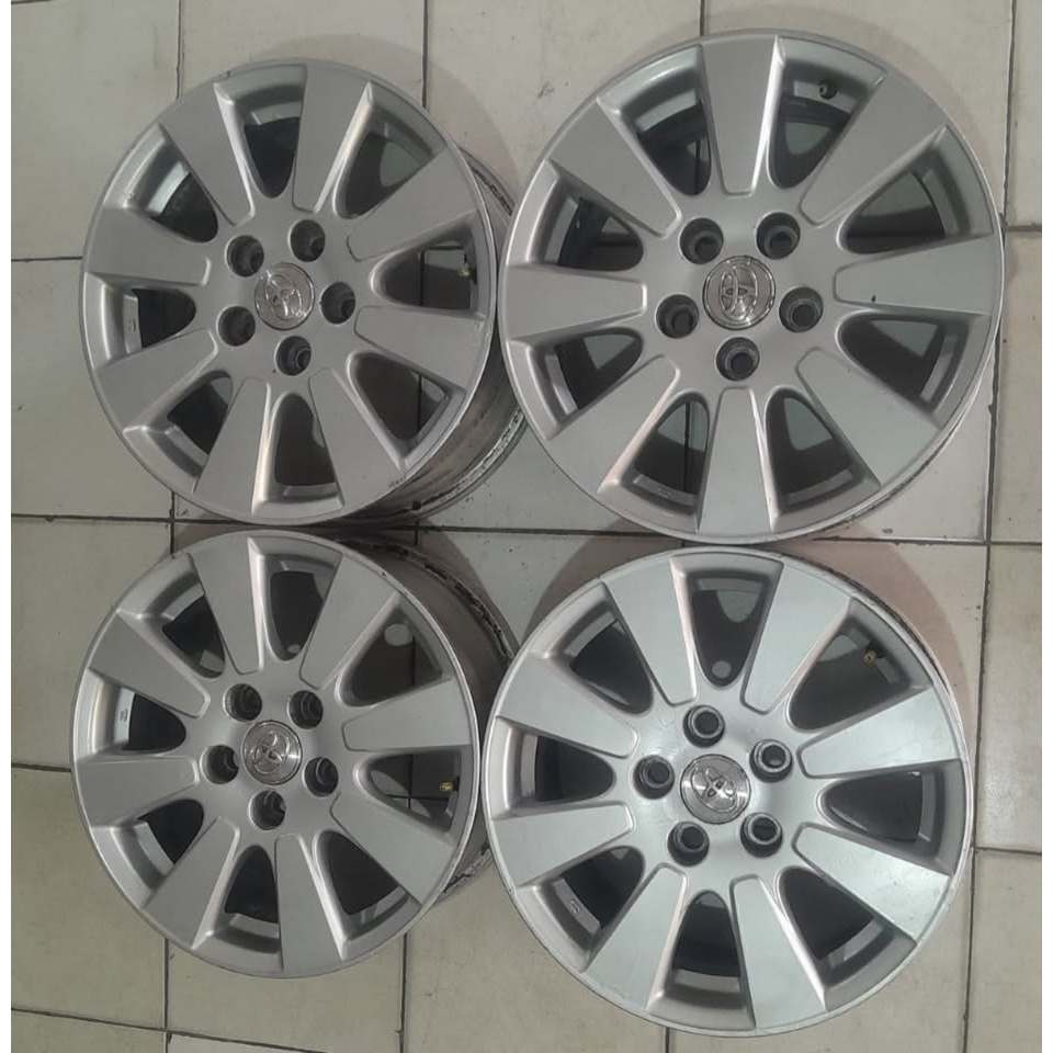 Velg pelek mobil Second murah oem Toyota Camry R 16 bisa untuk mobil ertiga apv grandmax luxio