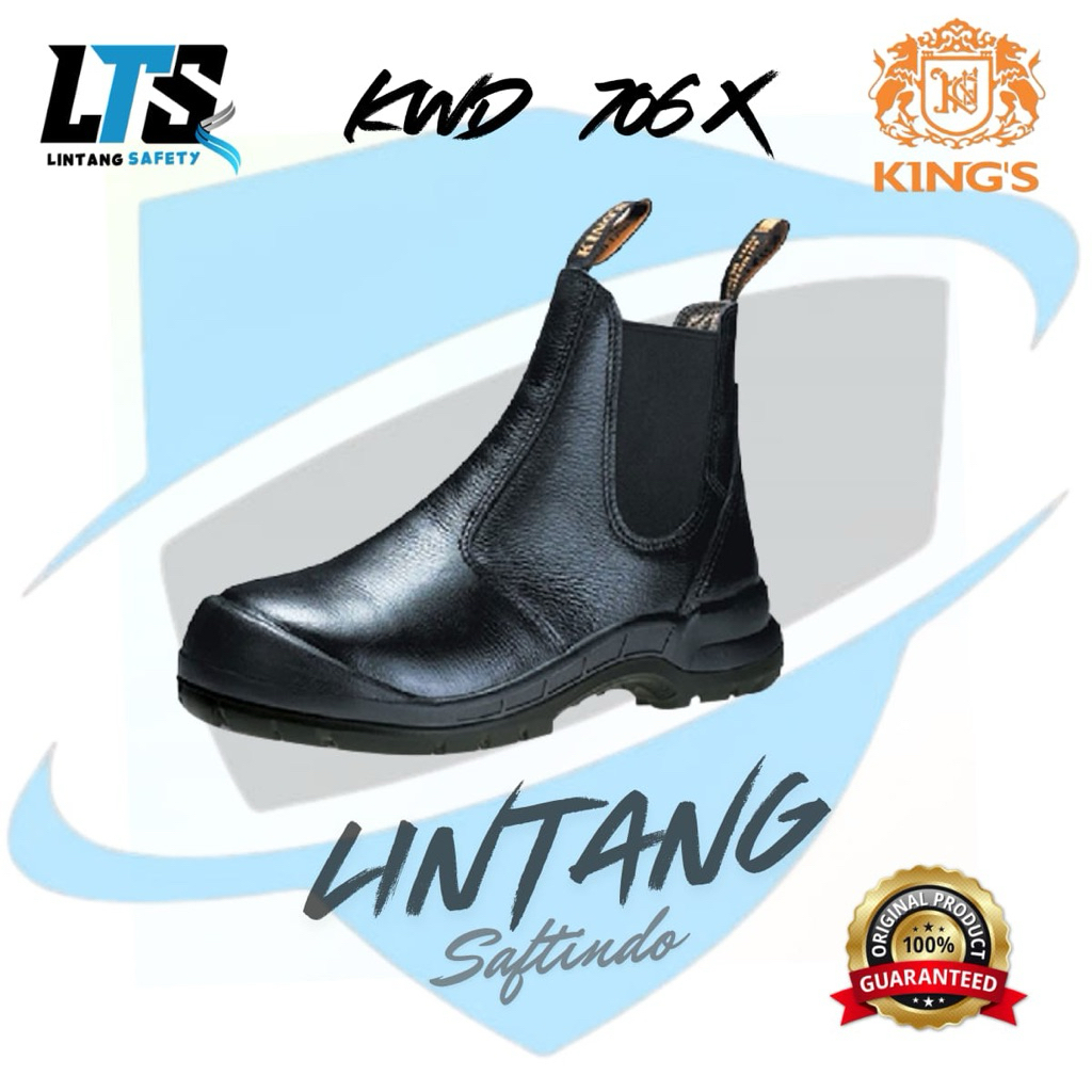 Sepatu Safety Shoes King's KWD 706 X / Sepatu Kerja Proyek Ujung Besi Original