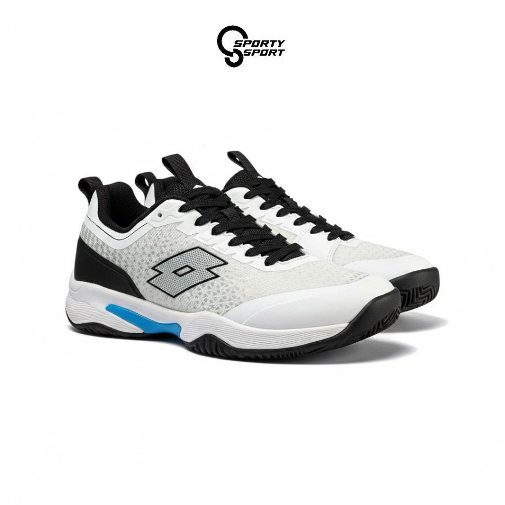 SEPATU TENIS PRIA LOTTO ETRE WHITE BLUE