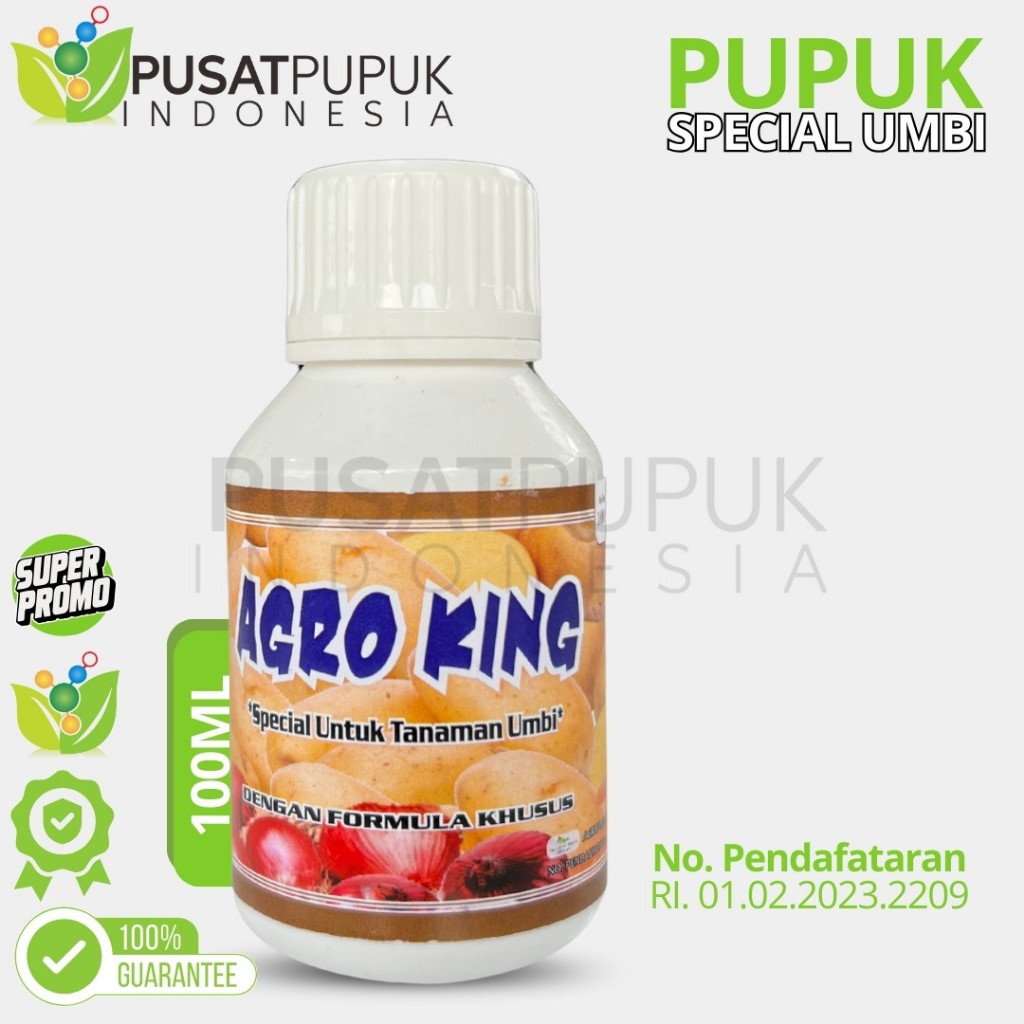 Agro King SPESIAL PEMBESAR UMBI Pupuk ZPT Pertumbuhan Tanaman Umbi 100ML
