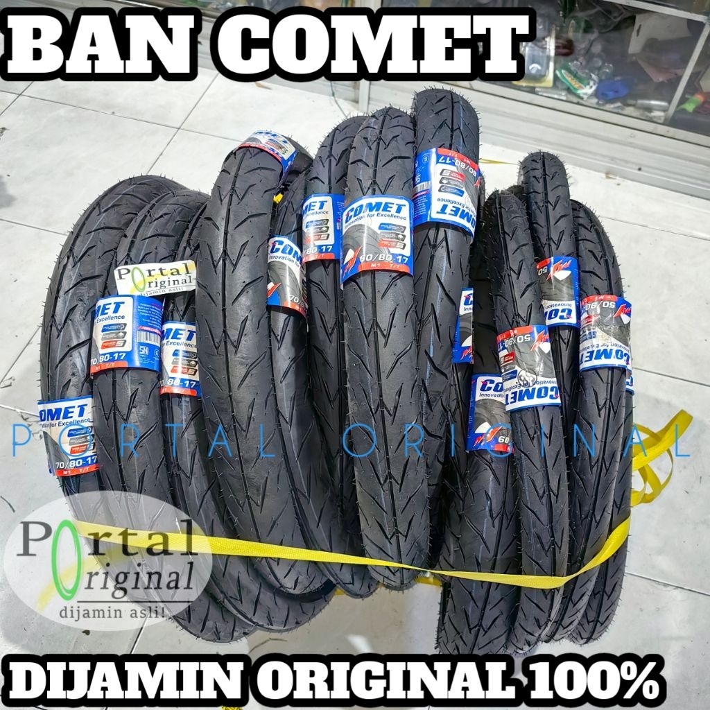 Ban Luar COMET M1 60/80-17 70/80-17 Ban cacing tire tubetype tires drag race balap 60 70 ring 17