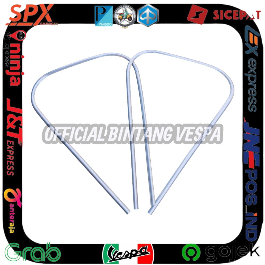 List Lis body sayap vespa super sprint px excel new px exclusive alumunium