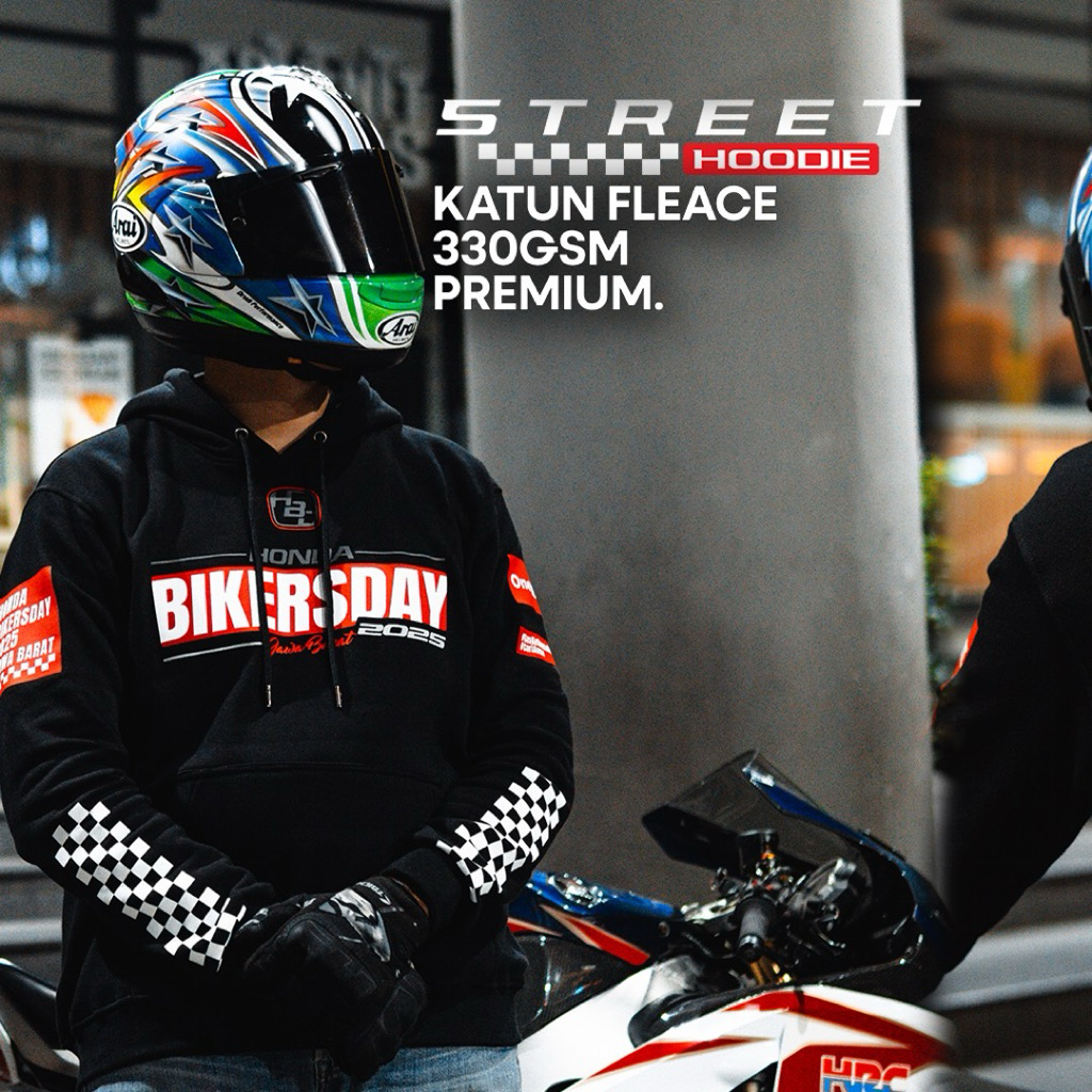HOODIE HONDA BIKERS DAY 2025 – EDISI SUPPORT RESMI | JAKET BIKERS TOURING KEREN & NYAMAN