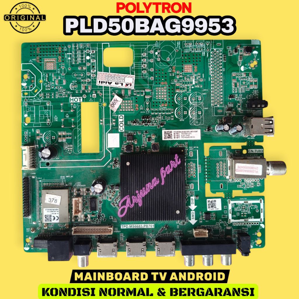 MESIN TV POLYTRON PLD50BAG9953 / MB TV POLYTRON PLD50BAG9953 / MODUL TV POLYTRON PLD50BAG9953 / MAIN