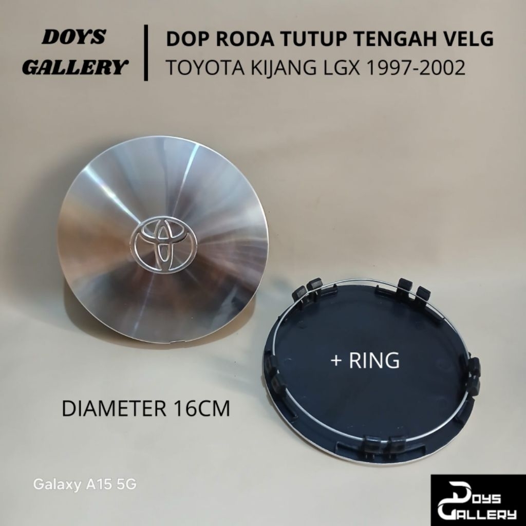 Dop roda tutup tengah velg diameter 16cm mobil toyota kijang LGX th.1997-2002