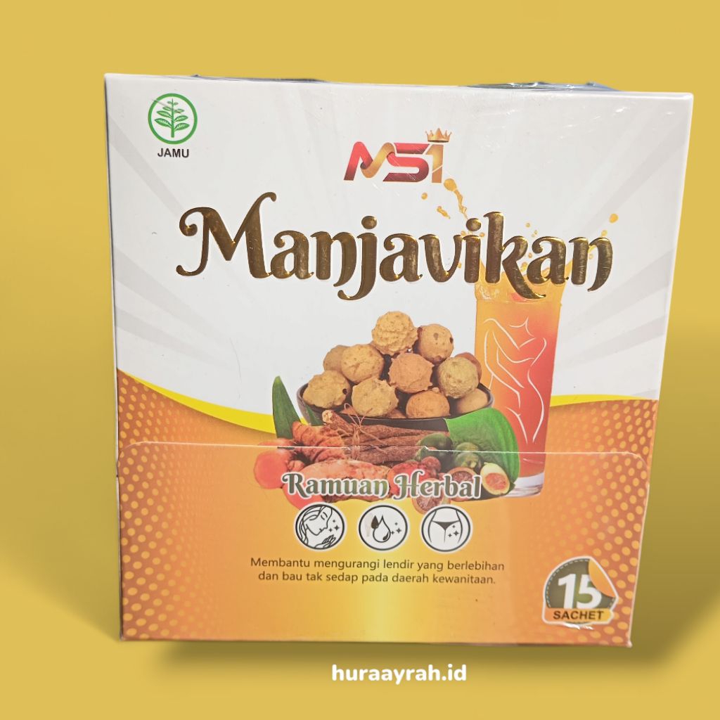 Jamu/Minuman serbuk Herbal Manjavikan MSI (5 Sachet)