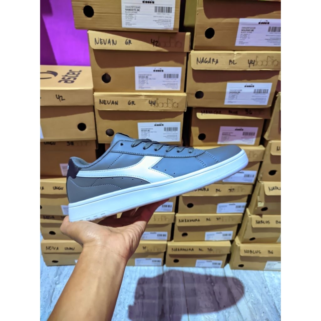 Diadora Novel Mens Sneakers Shoes Grey Original