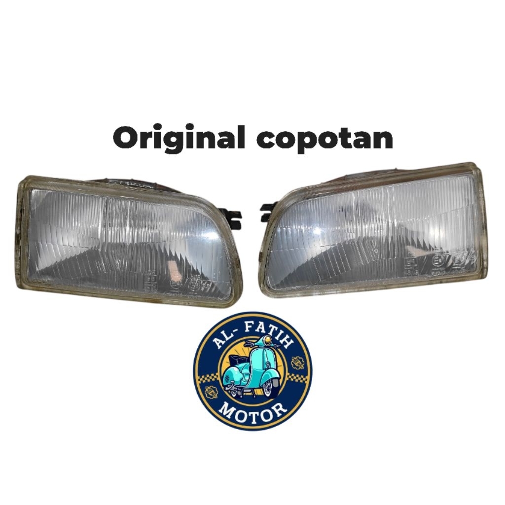 headlamp lampu depan toyota starlet kotak ep71 turbo original