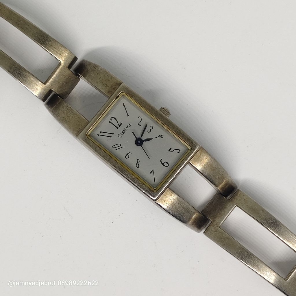 Jam Tank Carriage H0 by Timex Rantai Ladies Bekas