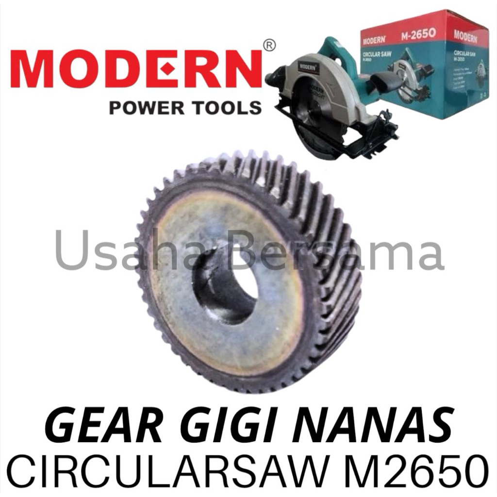 HELICAL GEAR M2650 CIRCULARSAW MODERN M-2650 GEAR GIGI NANAS MESIN CIRCULARSAW MODERN M 2650