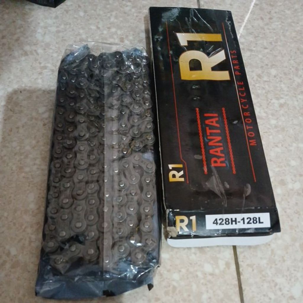 rantai roda motor 428H-128L baja jupiter mx satria fu gl vixion verza scorpio
