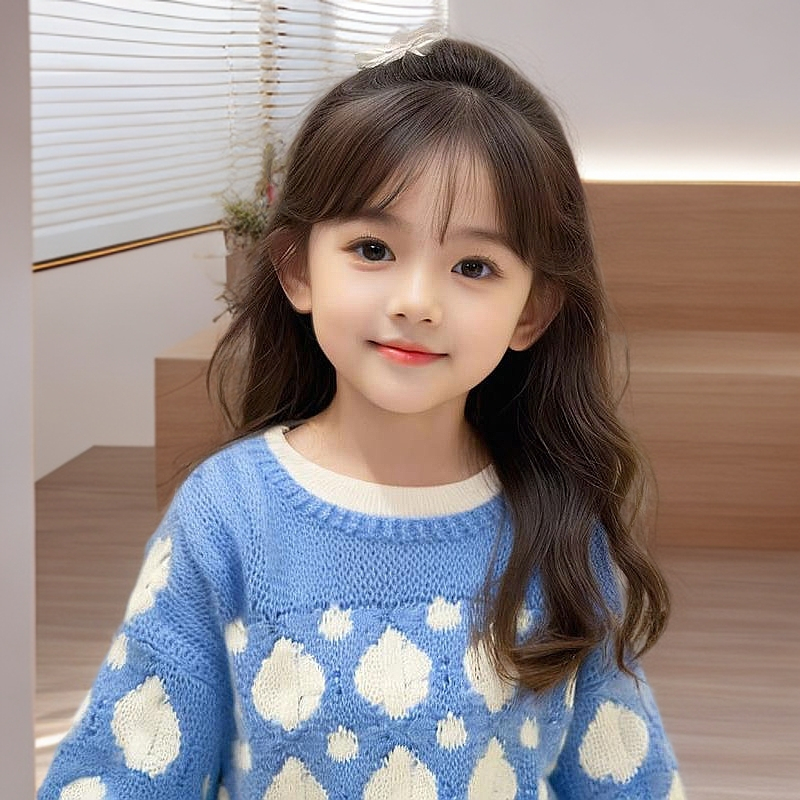 Wig Rambut Panjang Curly Wig Wanita Anak Anak Wig Murah Wig Rambut Panjang Korean Wig Rambut Palsu A