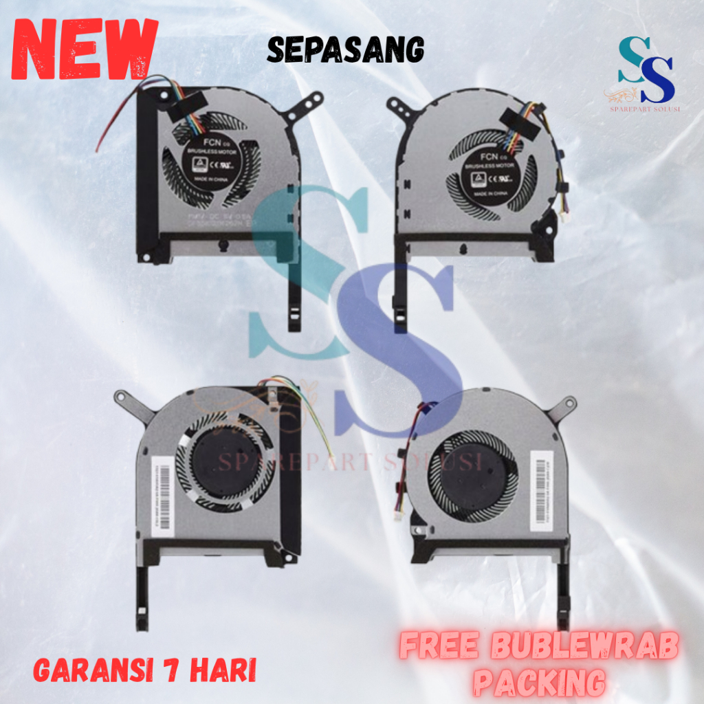 FAN KIPAS  Asus TUF Gaming FX505 FX505GE FX505GM FX505DT FX705 CPU GPU Cooling Fan
