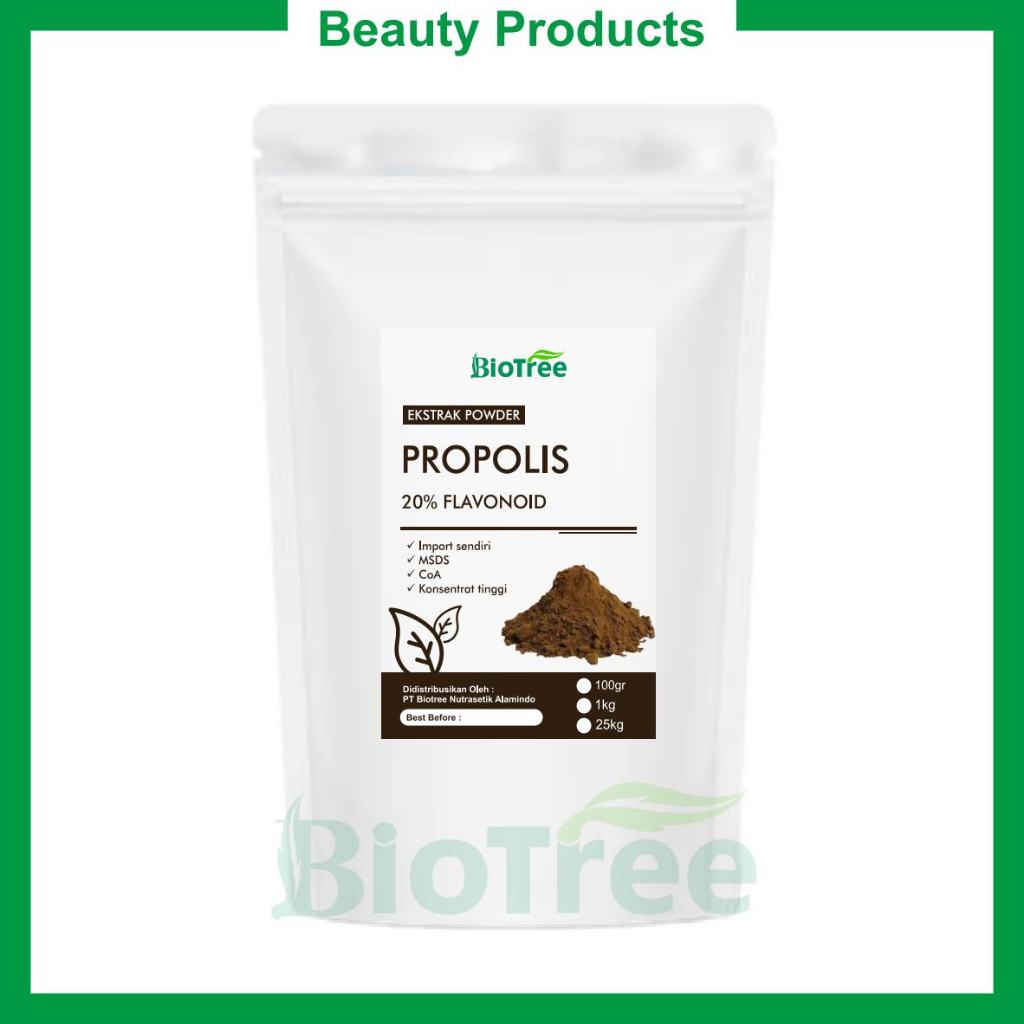 Ekstrak Powder Propolis Flavonoids 20% Curah 1KG