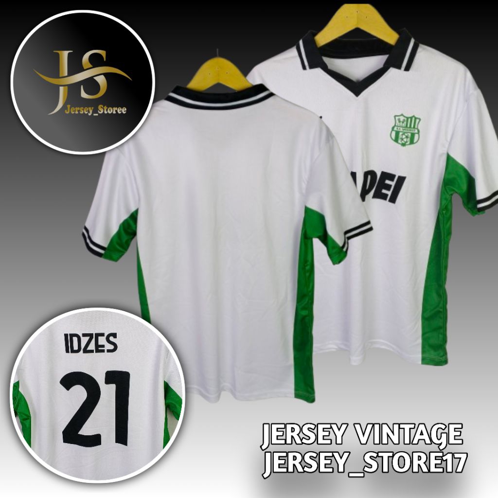 JERSEY SASSUOLO AWAY PUTIH 2025-26 JERSEY SASSUOLO TERBARU | JERSEY VINTAGE | JERSEY RETRO | JERSEY 