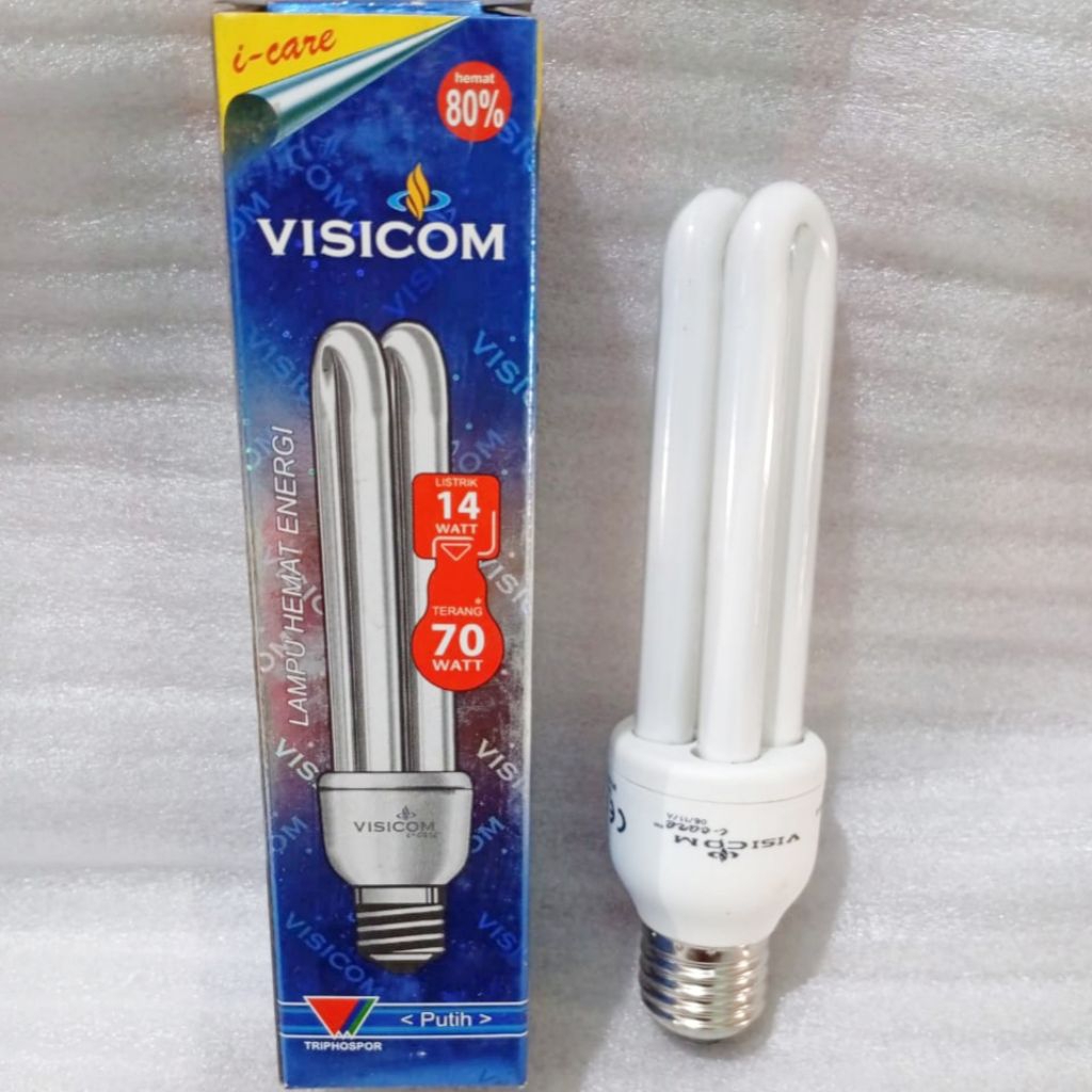Lampu PLC Visicom 2U 14 Watt