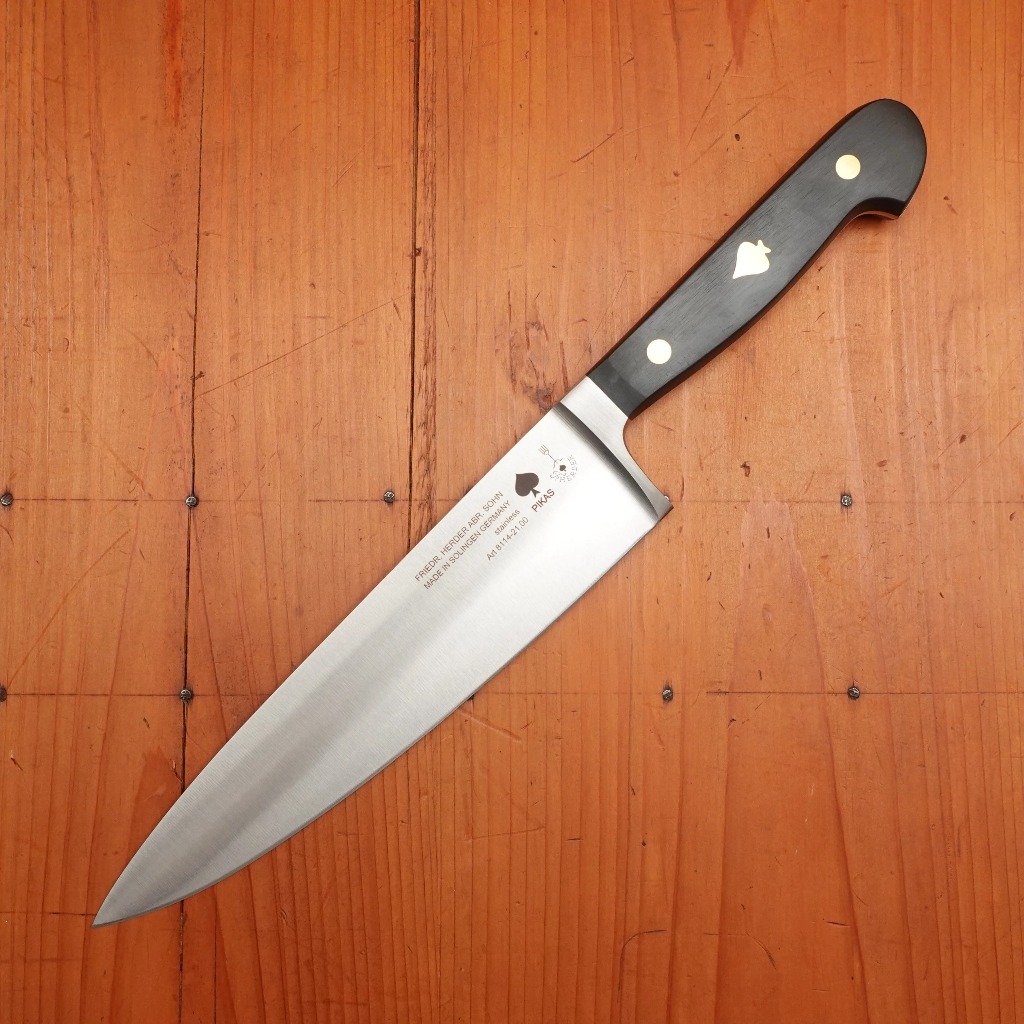 Pisau Chef's Friedr Herder Abr. Sohn Pikas Chef's Knife Forged Stainless POM Handle Premium Series