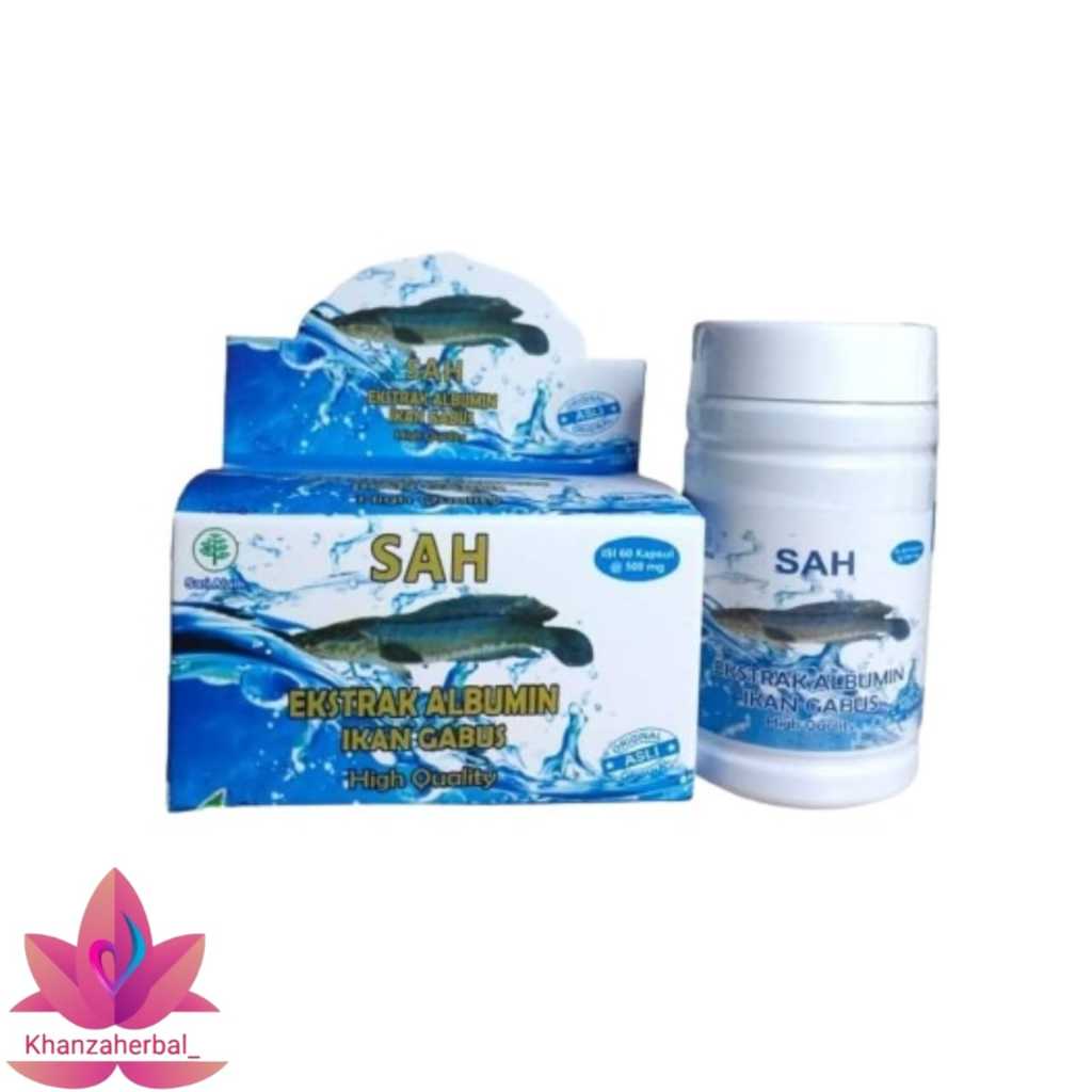 SAH Ekstrak Albumin Ikan Gabus 60 Kapsul ORIGINAL