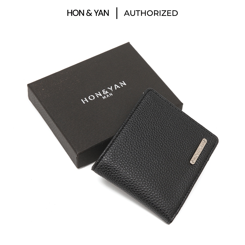 HONYAN MAN Dompet Pria Lipat Kulit Terbaru Asli Original - Rei short wallet
