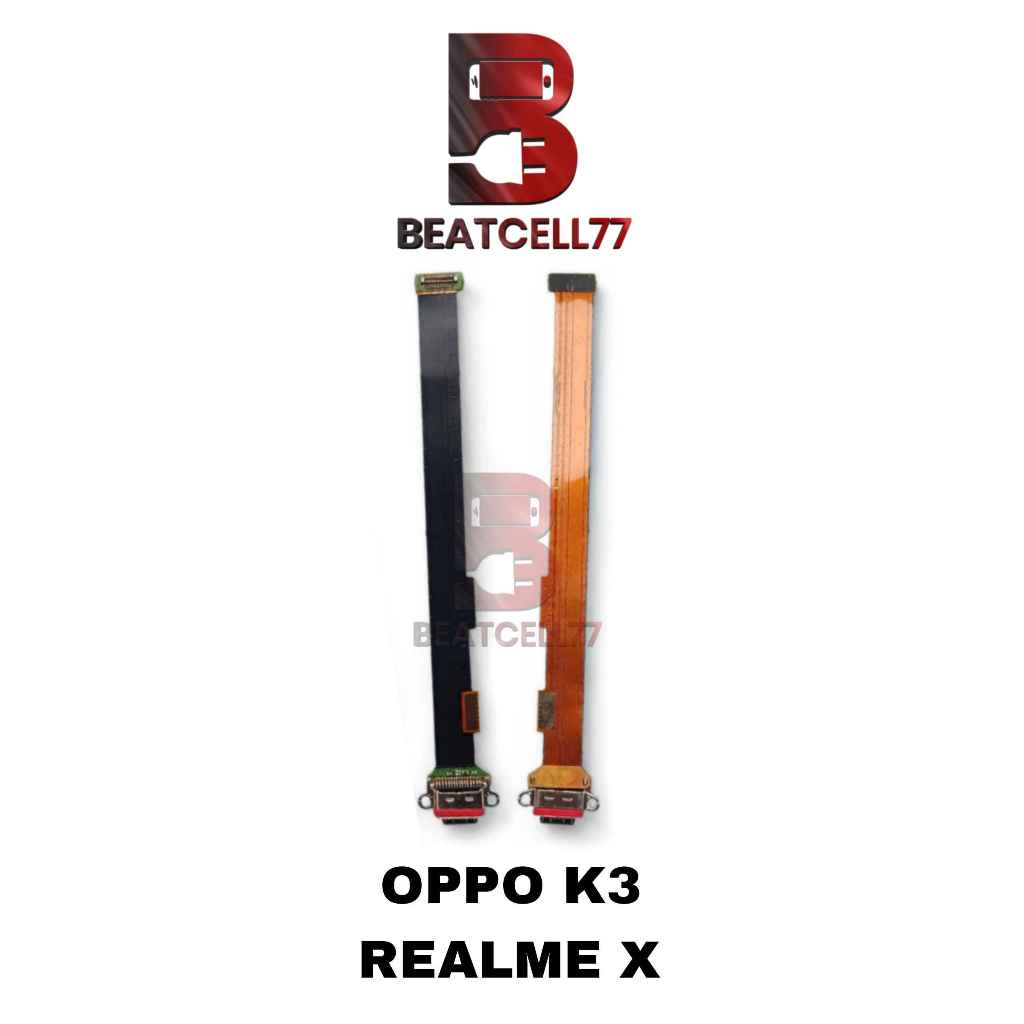 Flexible Konektor Charger Oppo K3 Realme X Papan Cas Mic Flexi Board Pcb