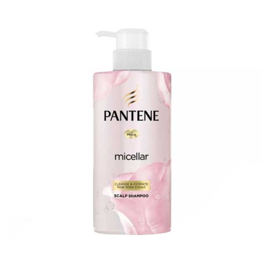 Pantene Micellar Cleanse And Hydrate Rose Water Essence Scalp Shampoo 300ml