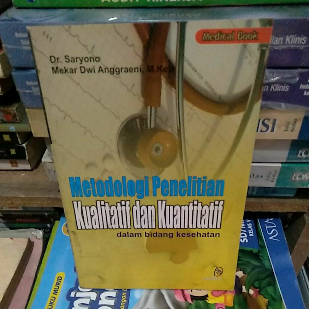 mitologi penelitian kualitatif dan kuantitatif buku bekas yang ori