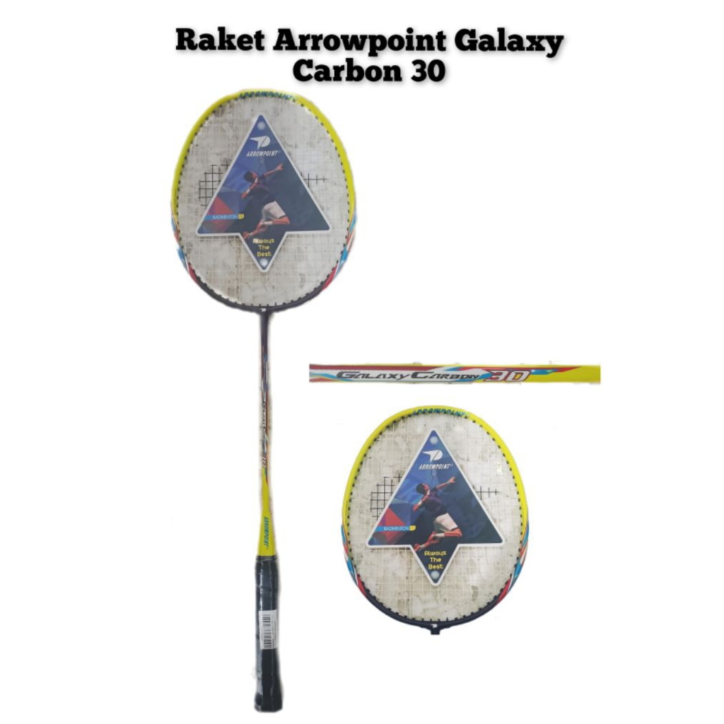 Raket Badminton ARROWPOINT Galaxy Carbon 30 Original